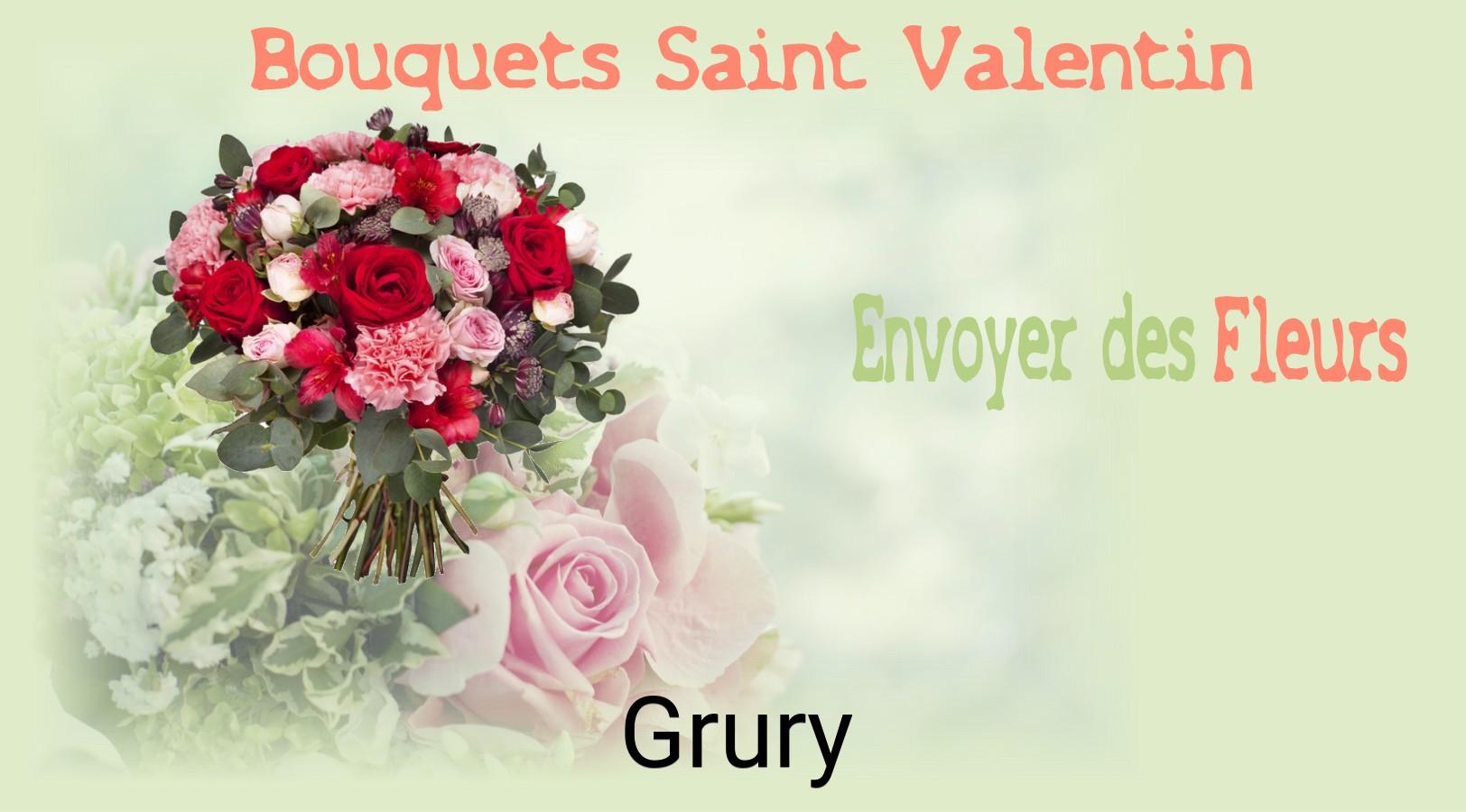 Roses de Saint-Valentin livrées à Grury